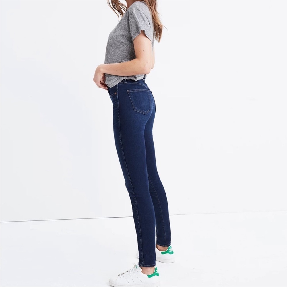 Madewell 10" High-Rise Skinny Jeans in Hayes Wash size 27